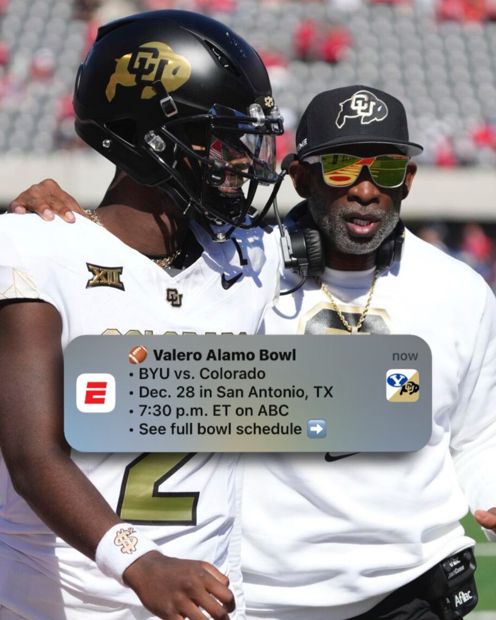 Colorado To Battle Big 12 Conference Foe BYU In The Valero Alamo&nbsp;Bowl